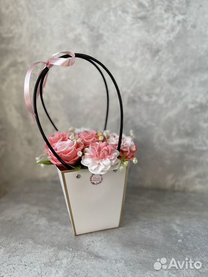 Букет цветов из мыла ручной работы