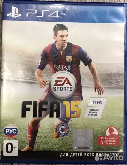 Игра Fifa 15 для ps4