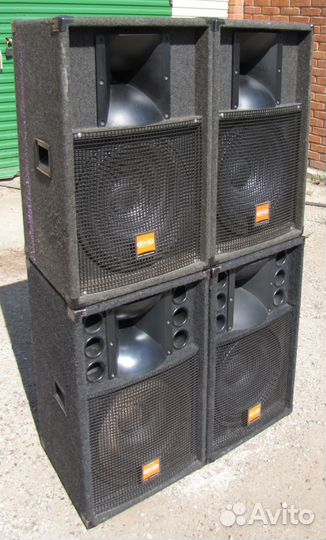 Колонки активные 2000W 4шт EVM QS153 Power Pro D15