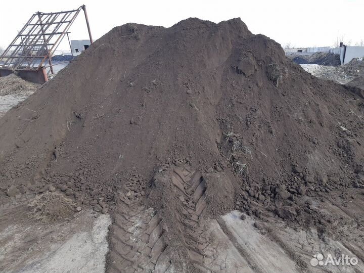 Земля Черный Чистый Грунт