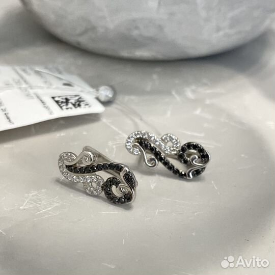Серьги серебро 925