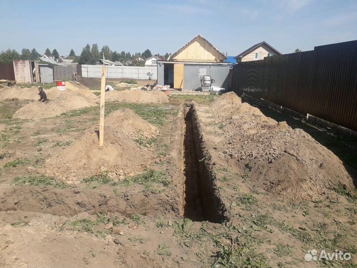 Услуги мини экскаватора, мини погрузчика, камаза