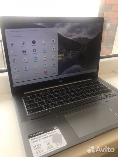 HP chromebook 128gb, 4gb