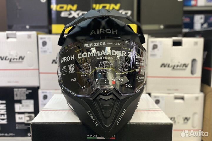 Шлем Airoh Commander 2 Black Matt