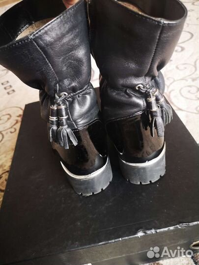 Полусапожки кожаные