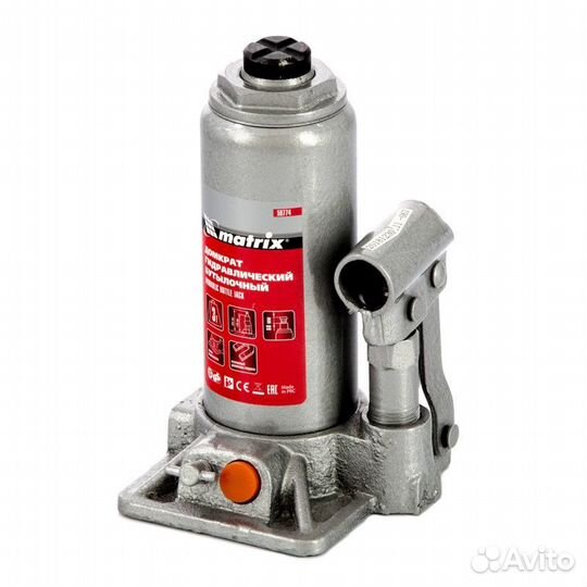 Домкрат гидравлический бутылочный Matrix 50774, 3