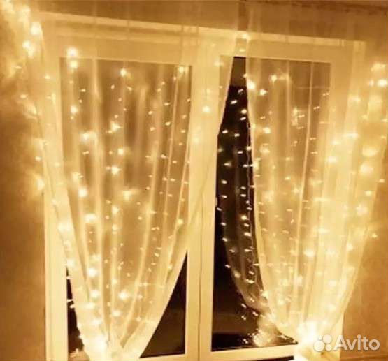 Гирлянда штора