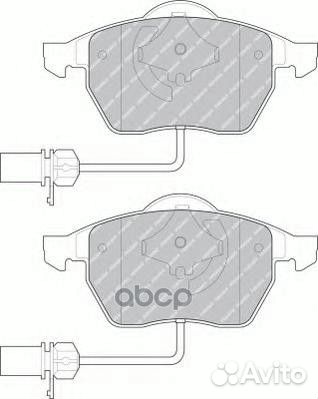 FDB1323 390 22571982B колодки дисковые п Aud