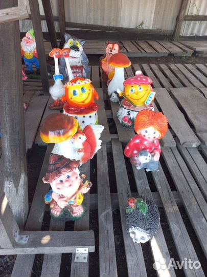 Садовые фигуры из гипса