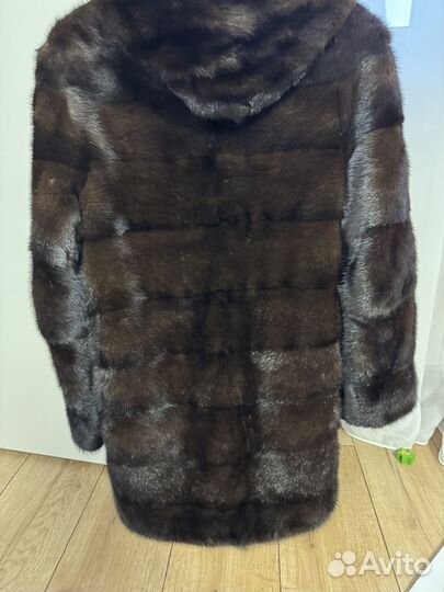 Шуба норковая 42 44 поперечка