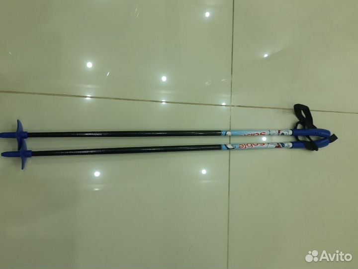 Лыжные палки 90 см, Ботинки 33