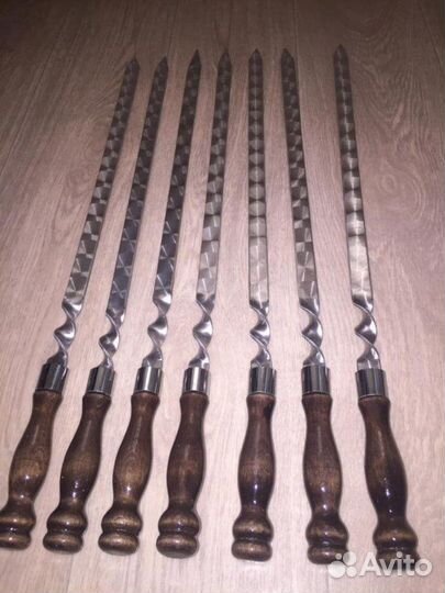 Шампуры для люля-кебаб широкие