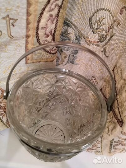 Ведерко для льда хрусталь СССР