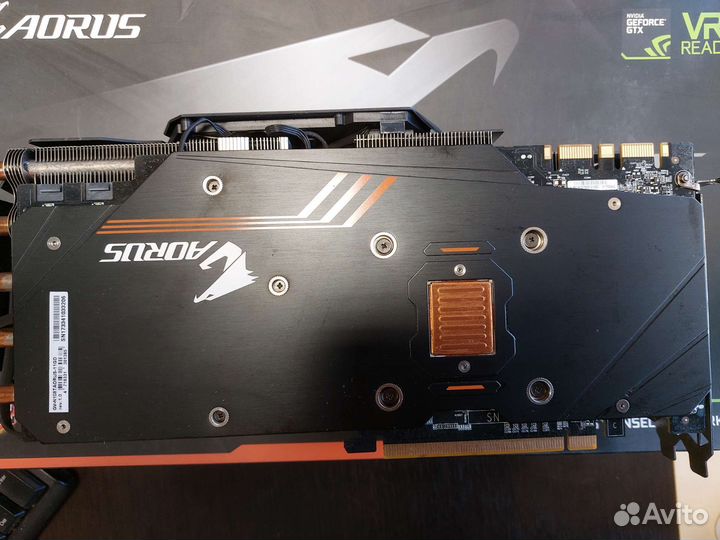 Видеокарта gtx gigabyte 1080 ti aorus 11gb