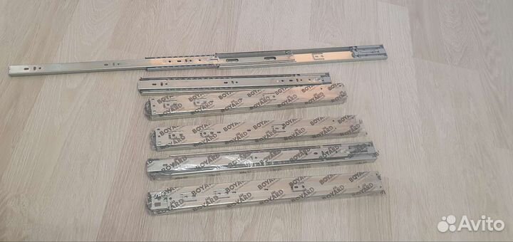 Направляющие для ящиков с функцией Push to Open