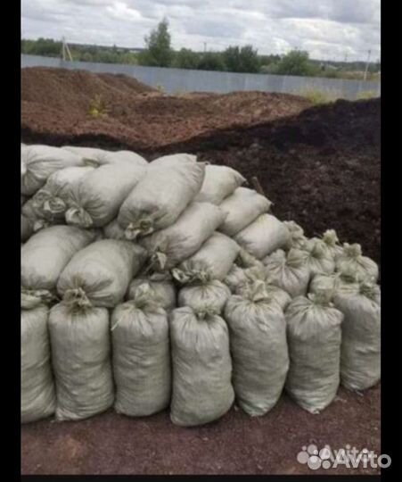 Навоз перегной в мешках