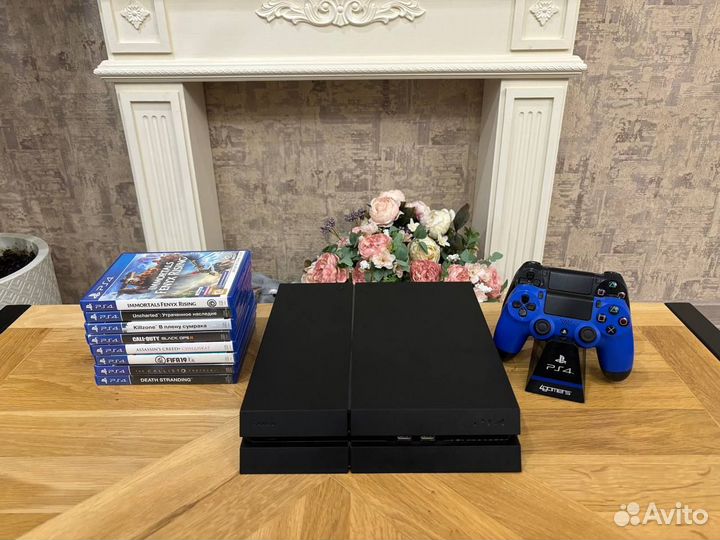 Игровая приставка ps4 с играми