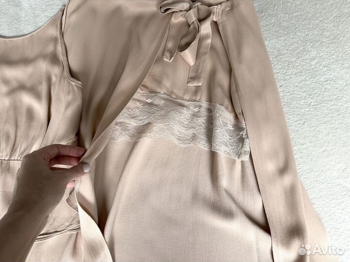 Костюм женский Zara юбка и топ размер 42 44