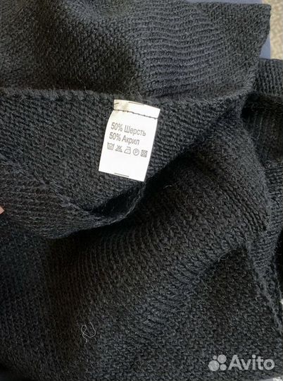 Вязаная косынка шерсть