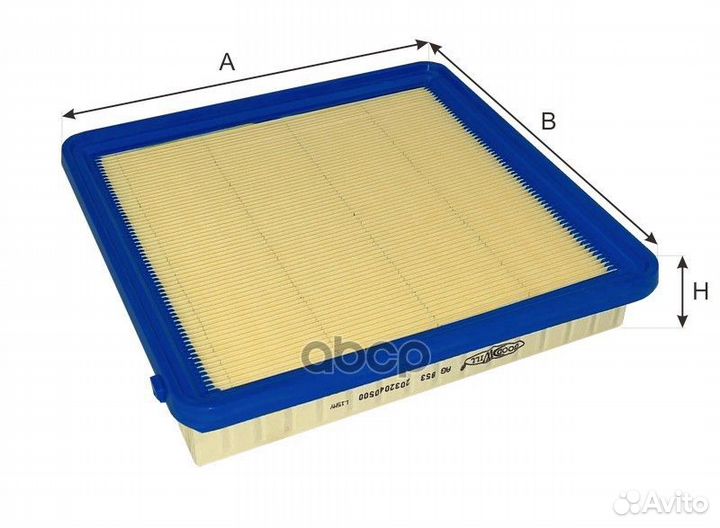 Фильтр воздушный Geely binyue 1.5 T AG 853 Good