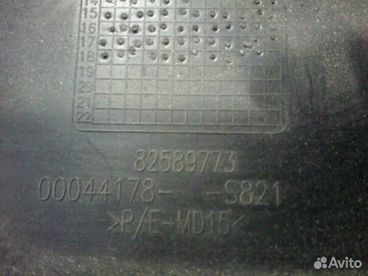 Крышка предохранителей renault 82589773