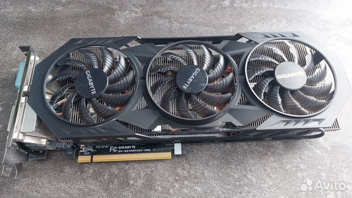 Видеокарта gigabyte GeForce GTX 970 WF OC