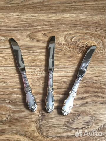 Нож десертный *Серебряная роза* новые