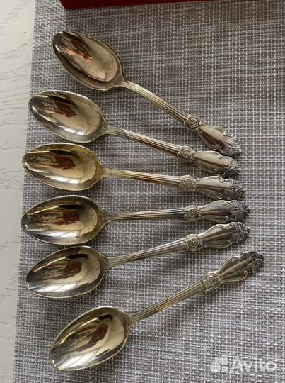 Ложки мельхиор набор подарочный