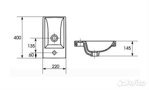 Тумба с раковиной Style Line лс-00000307/лс-00000