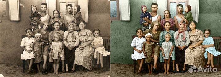 Реставрация и колоризация старых фотографий