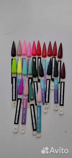 23 гель лака и формы для наращивания в подарок