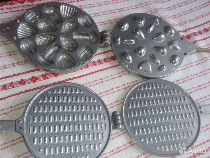 Новые формы для выпечки печенья, вафель СССР