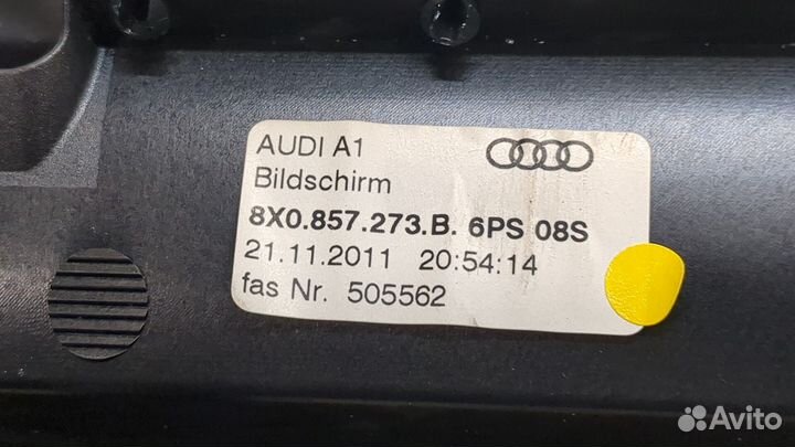 Дисплей компьютера Audi A1 (8X), 2012