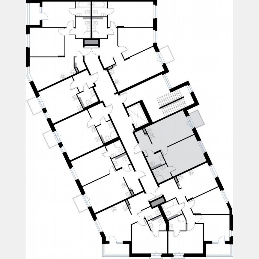1-к. квартира, 41,1 м², 2/3 эт.