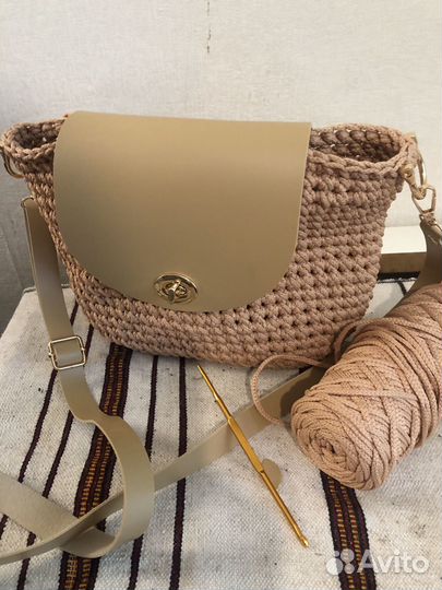 Сумка женская вязаная