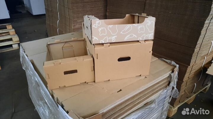 Картонные коробки для помидоров и огурцов оптом