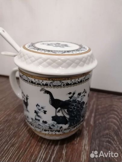 Кружка фарфоровая