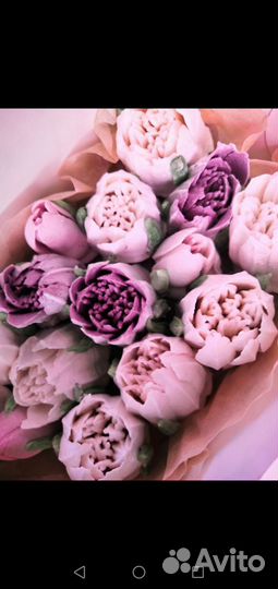 Зефирные цветы