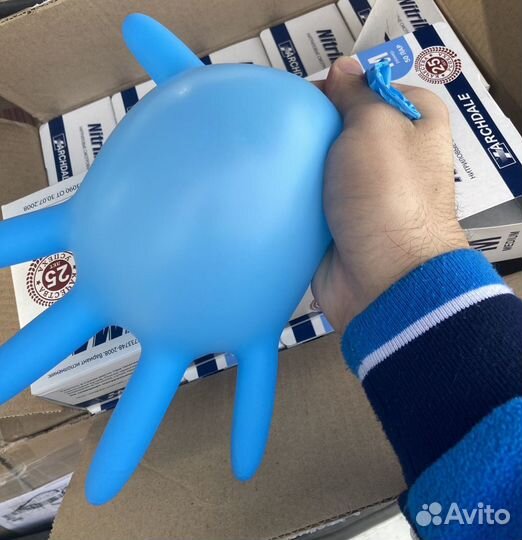 Перчатки нитриловые оптом