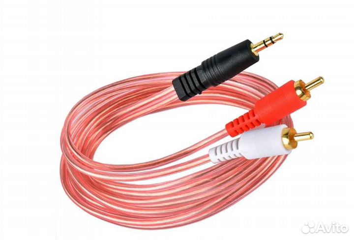 Кабель 1,5 метра аудио 3.5mm AUX-2RCA