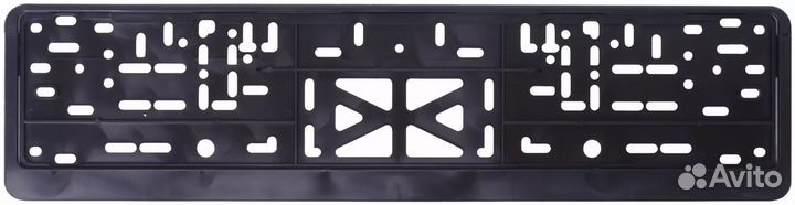 Рамка для гос номера 3х составная пластиковая