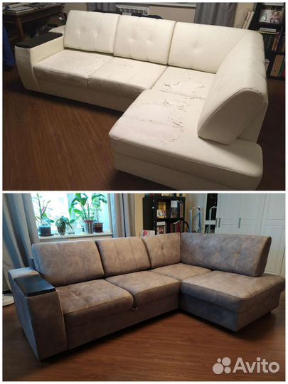 Перетяжка, ремонт мебели