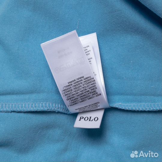 Vмужская голубая футболка Polo Ralph Lauren