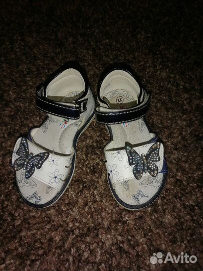 Сандали для девочки 22 размер