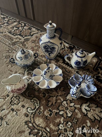 Посуда гжель