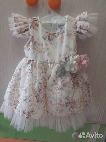 Платье очаровательное р.68-74