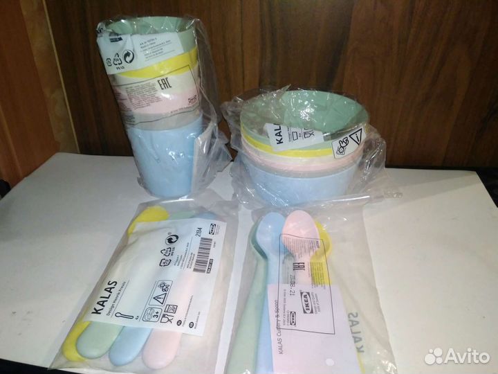 IKEA Икеа Калас детская посуда