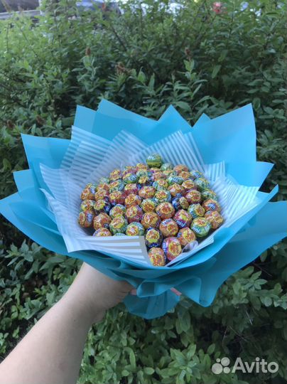 Сладкие букеты из конфет