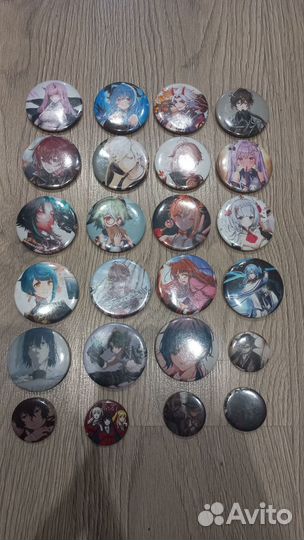 Аниме значки и Genshin im pact