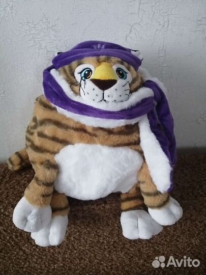 Тигр мягкий музыкальный